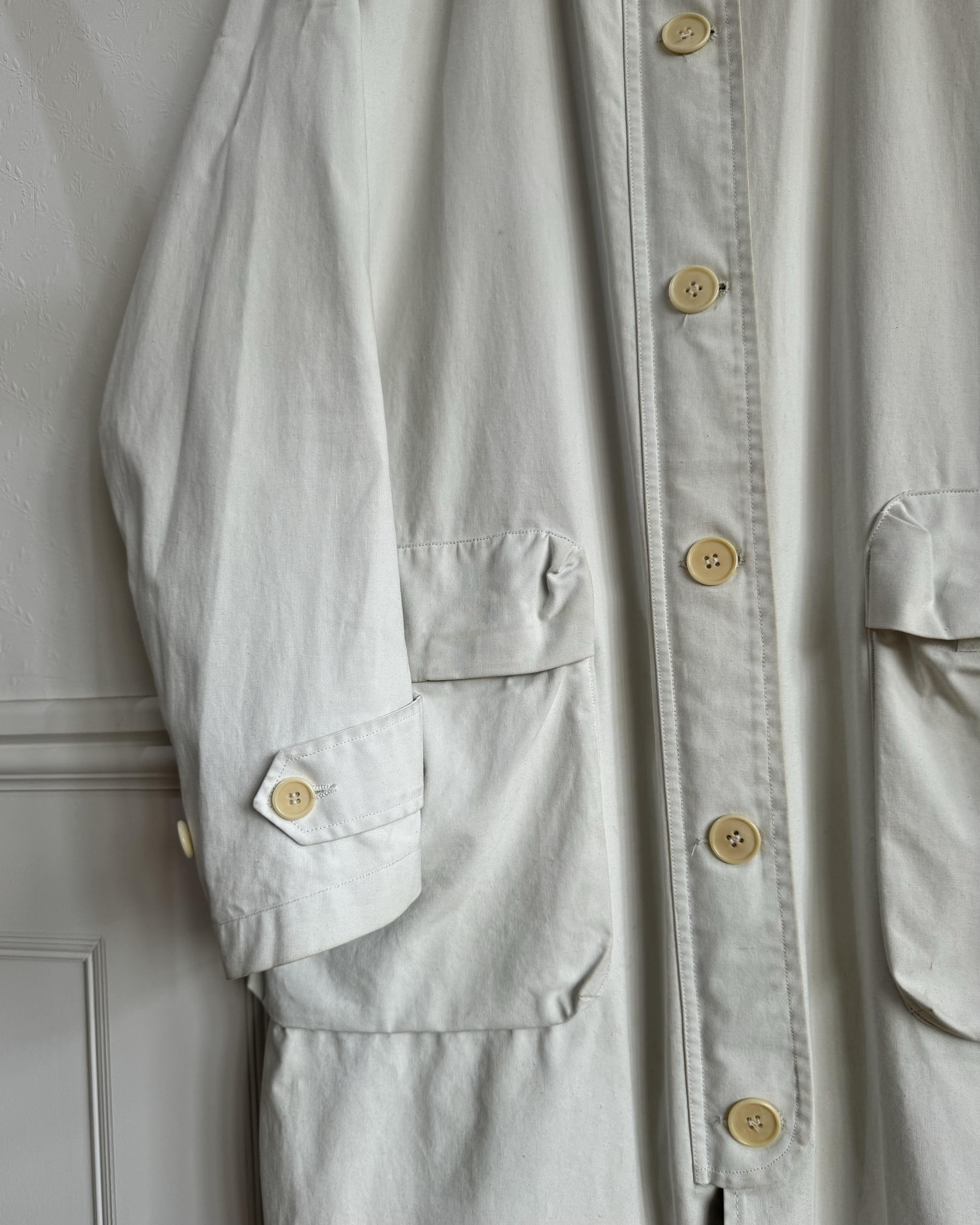 Helmut Lang, S/S 2000 Bonded Cotton Car Coat - LA NAUSÉE