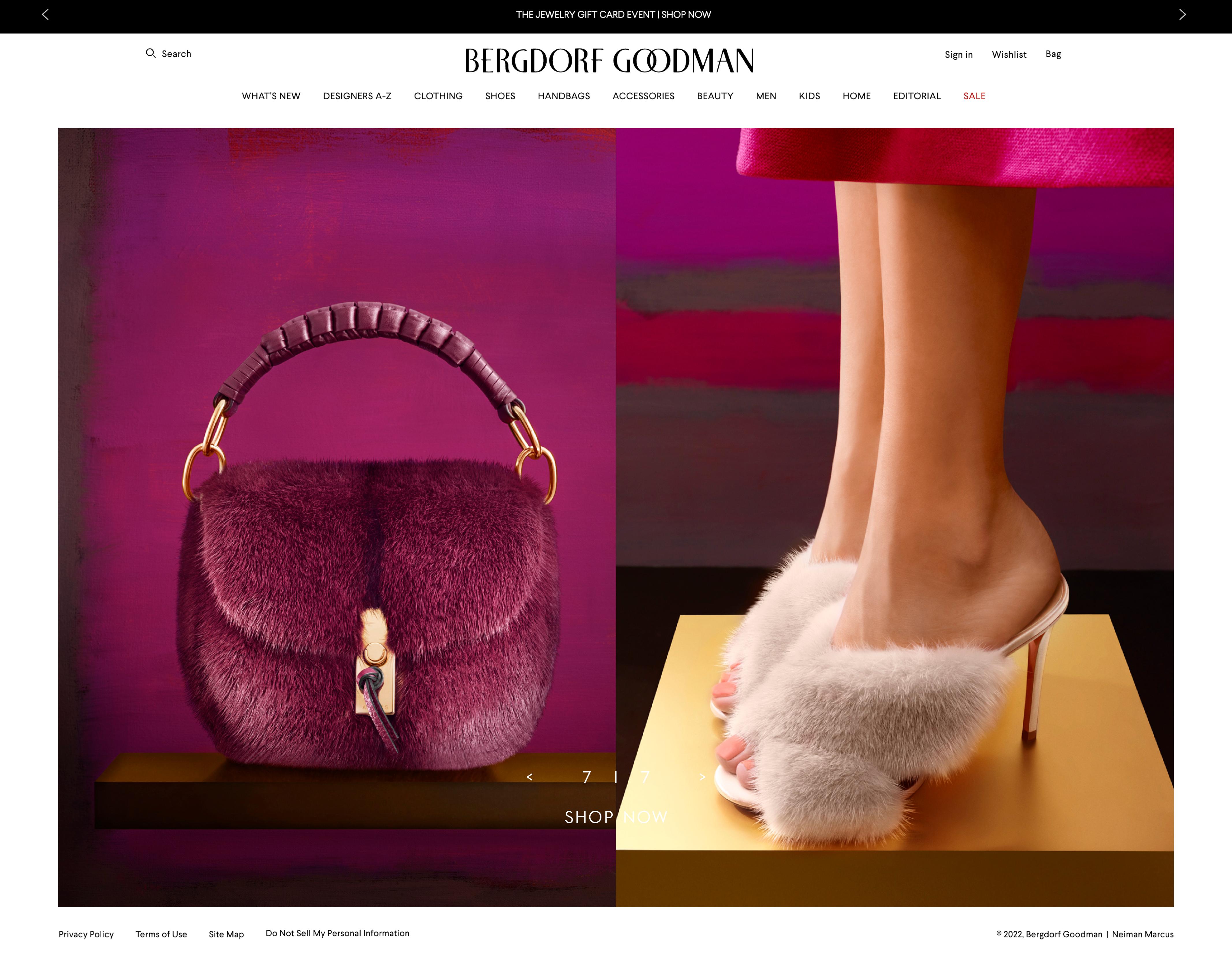 Bergdorf Goodman, Storage & Organization, Bergdorf Goodman Paper Shopping  Gift Bag 6117