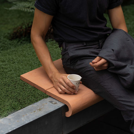 Tuile - terracotta bench - 2021