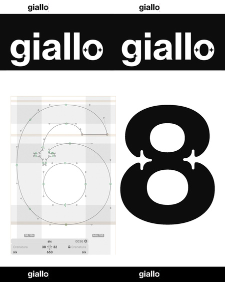 giallo.studio - giallo studio font - type design