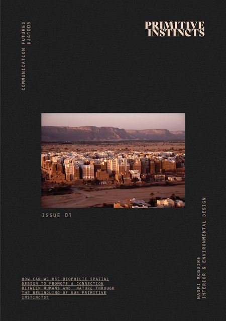 Primitive Instincts, design for undergraduate honours dissertation