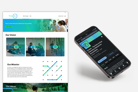 Website and visual identity for Finesto