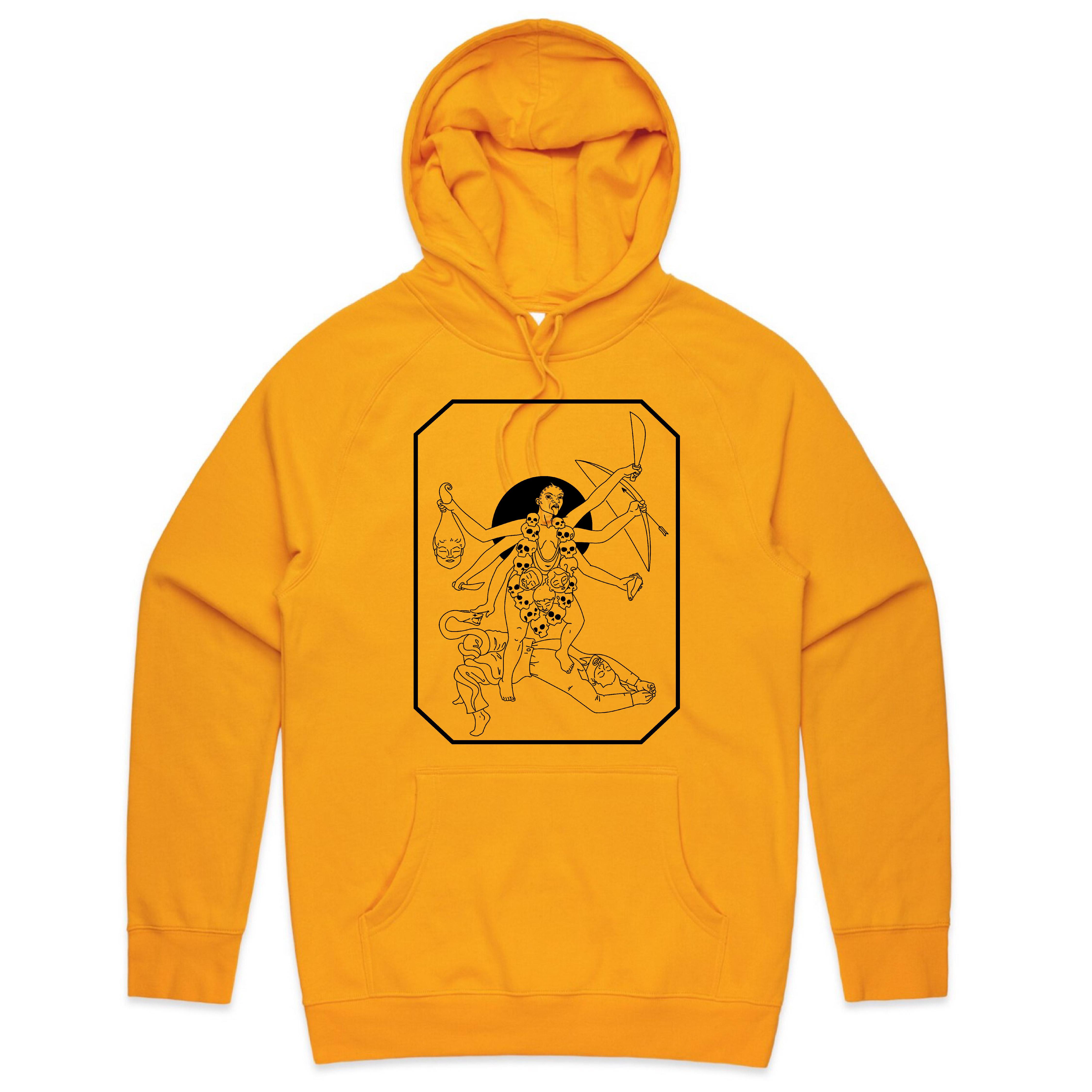 Yellow death hot sale grips hoodie