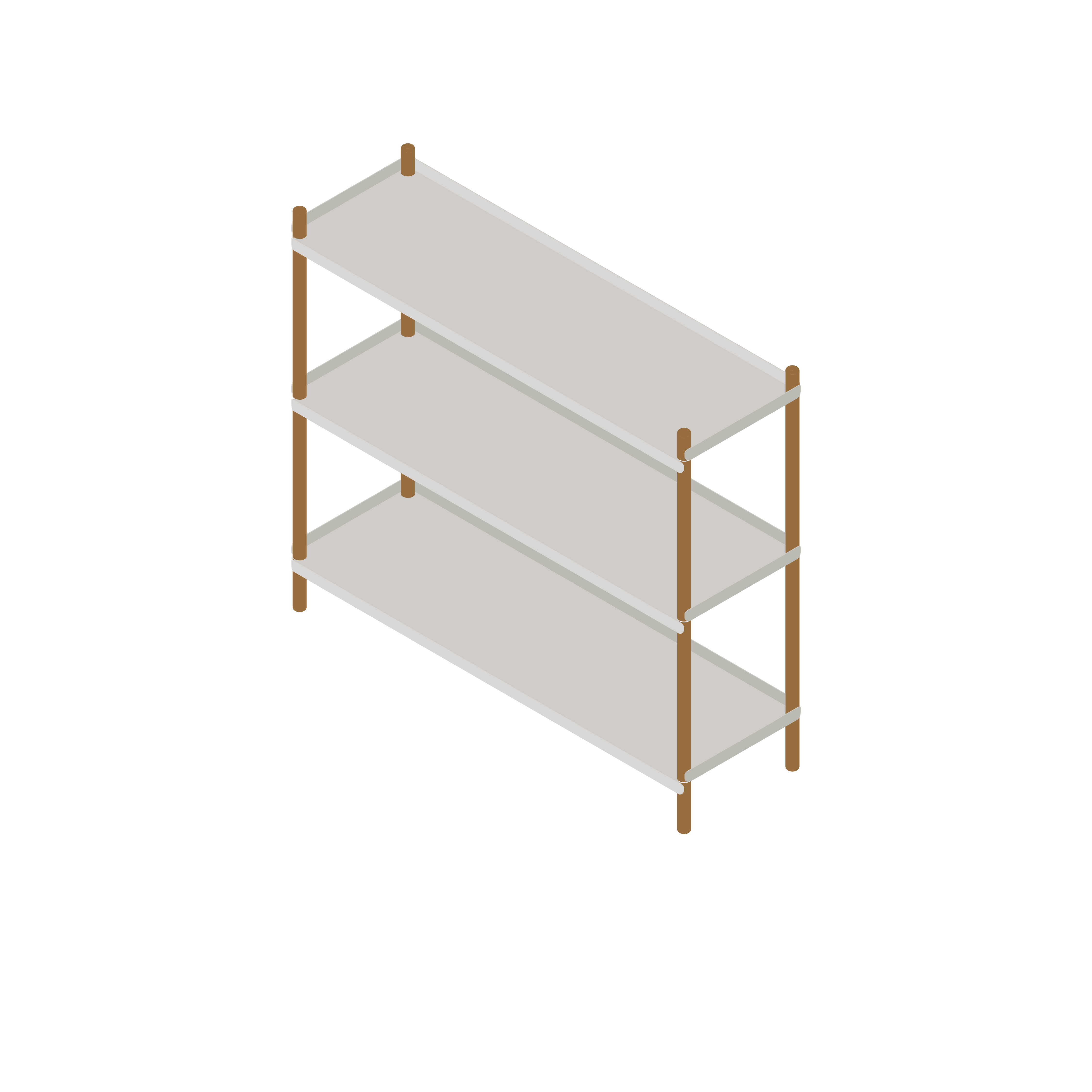 NINE - Inline Wall shelf