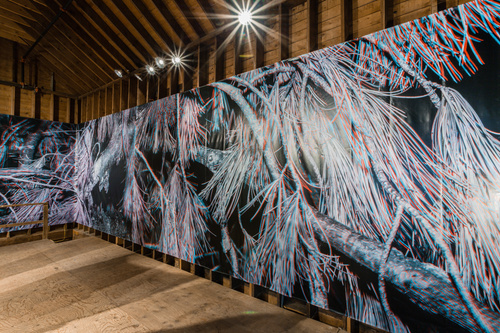 Installation of The Field, Vagabond Time Killers, The Wassaic Project, Wassaic, NY, 2017