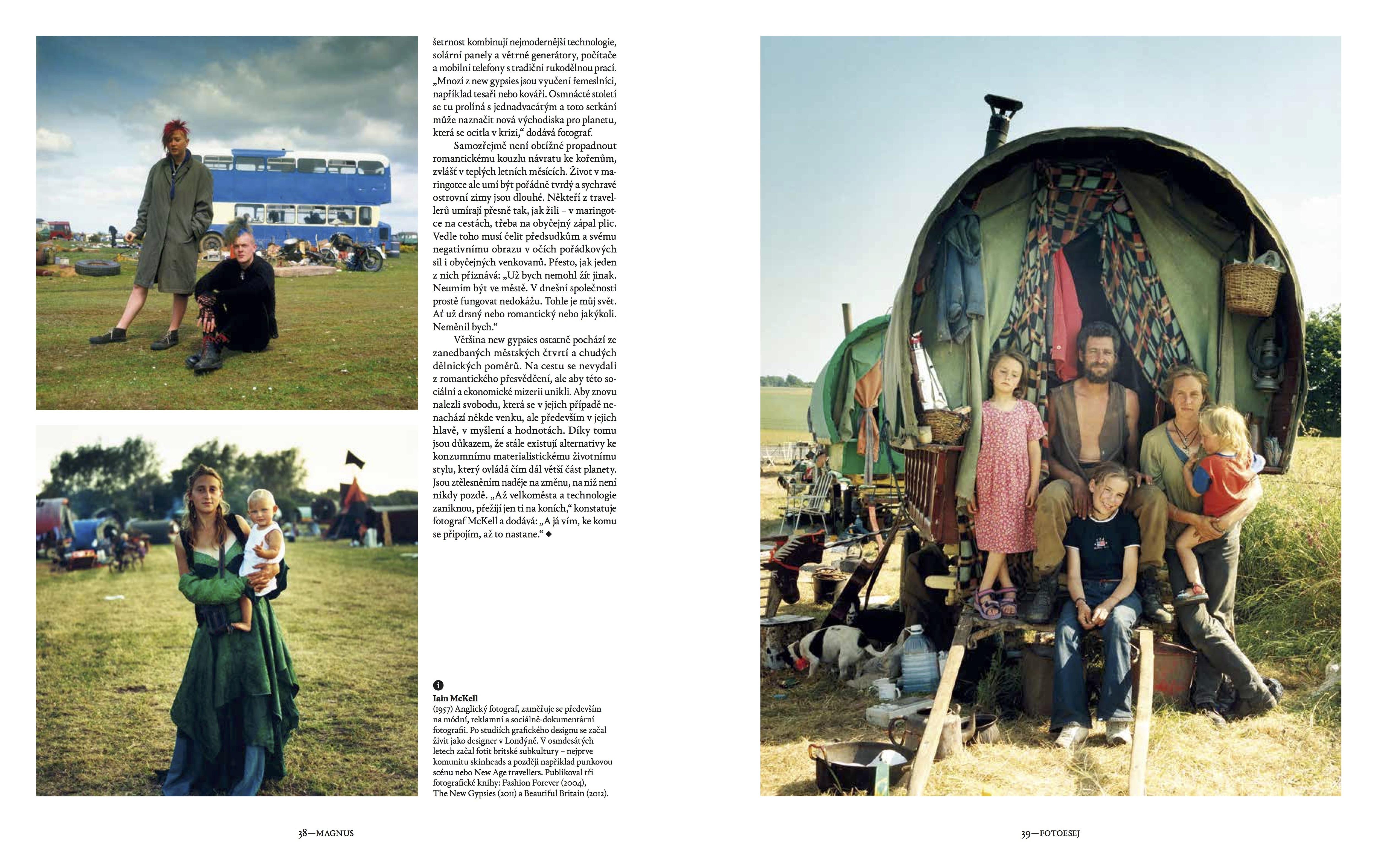 cover: Iain McKell's 'The New Gypsies' in Magnus - Institute Artist