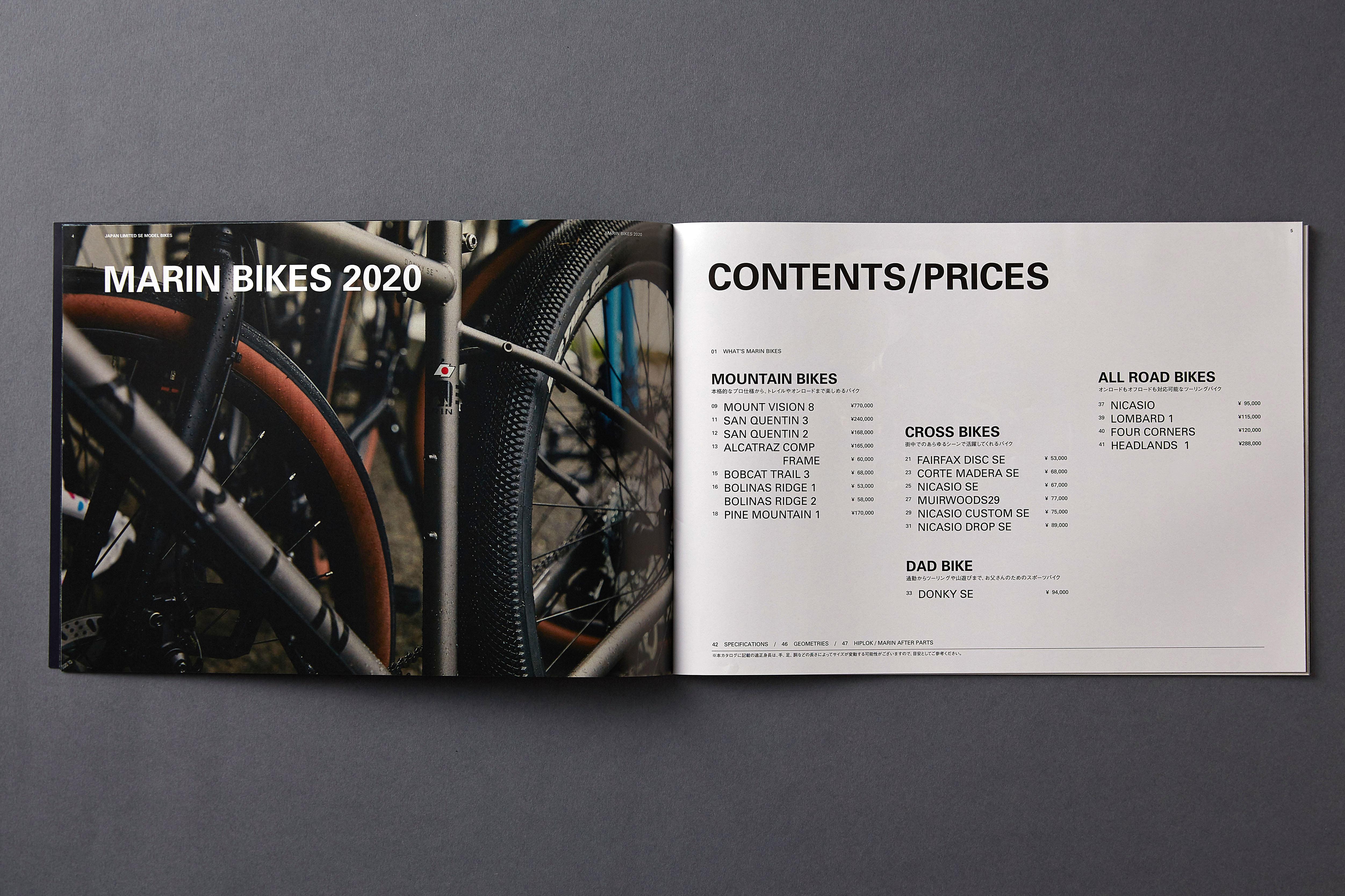 Marin Bikes California Catalog 19 Kamikene