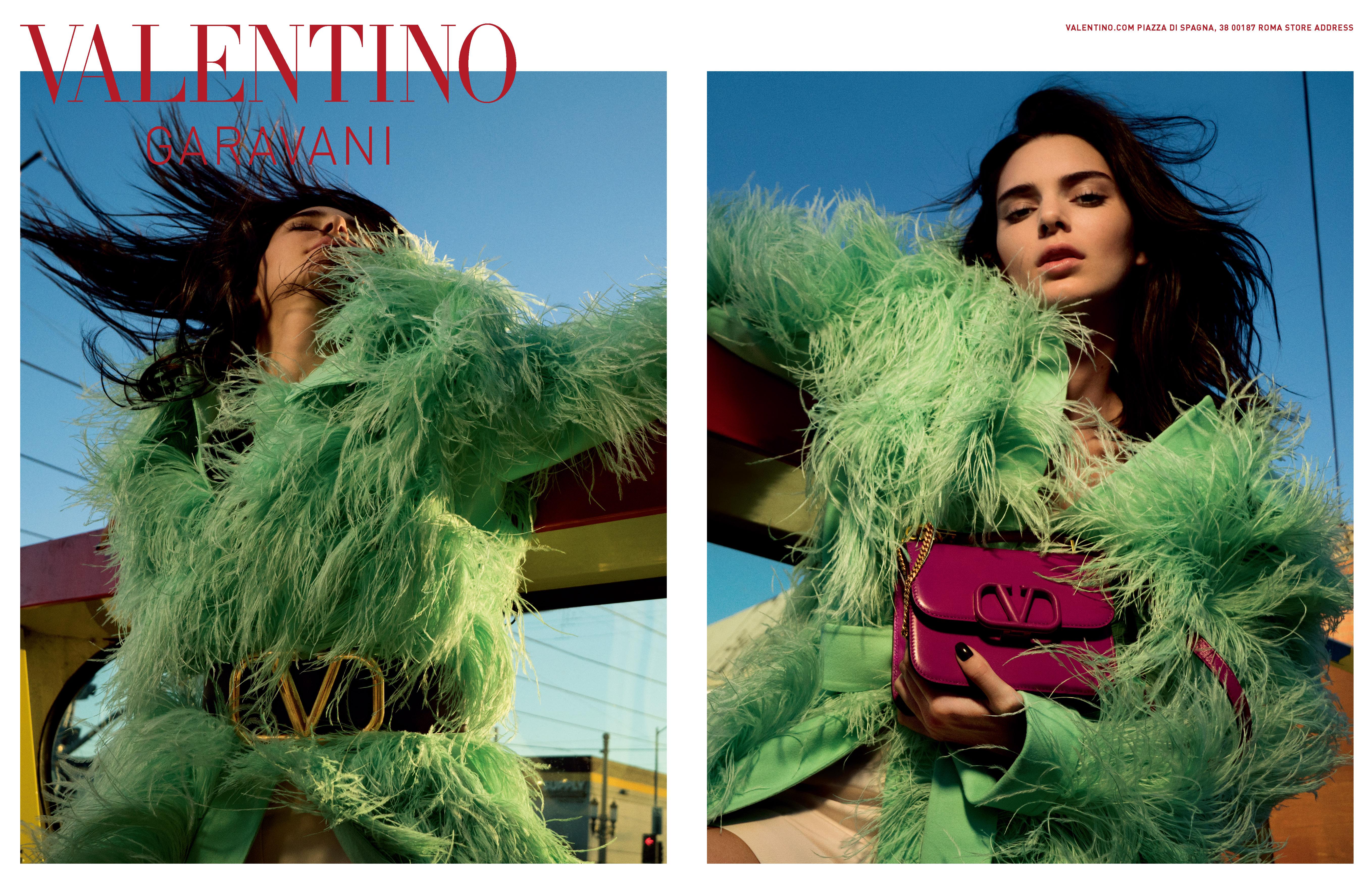 Kendall Jenner shows off the new Valentino VSLING bag - Duty Free