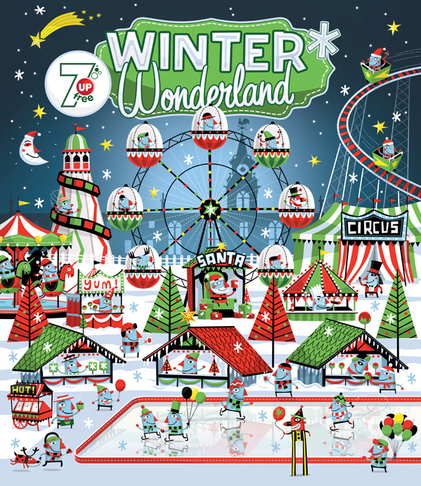 7UP WINTER WONDERLAND — vince lim