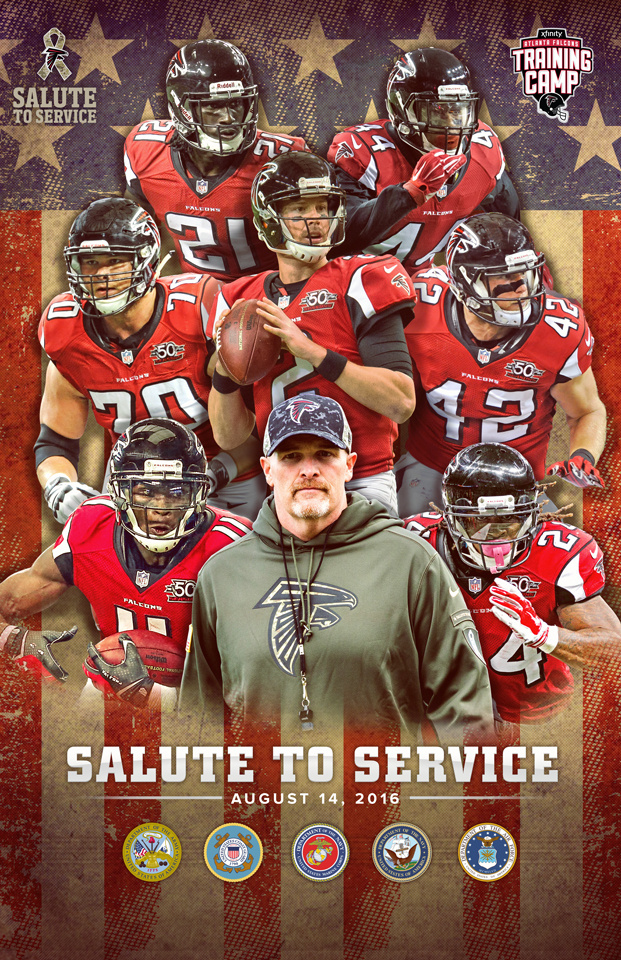 Salute to 2024 service falcons