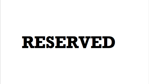 Reserved Ozon