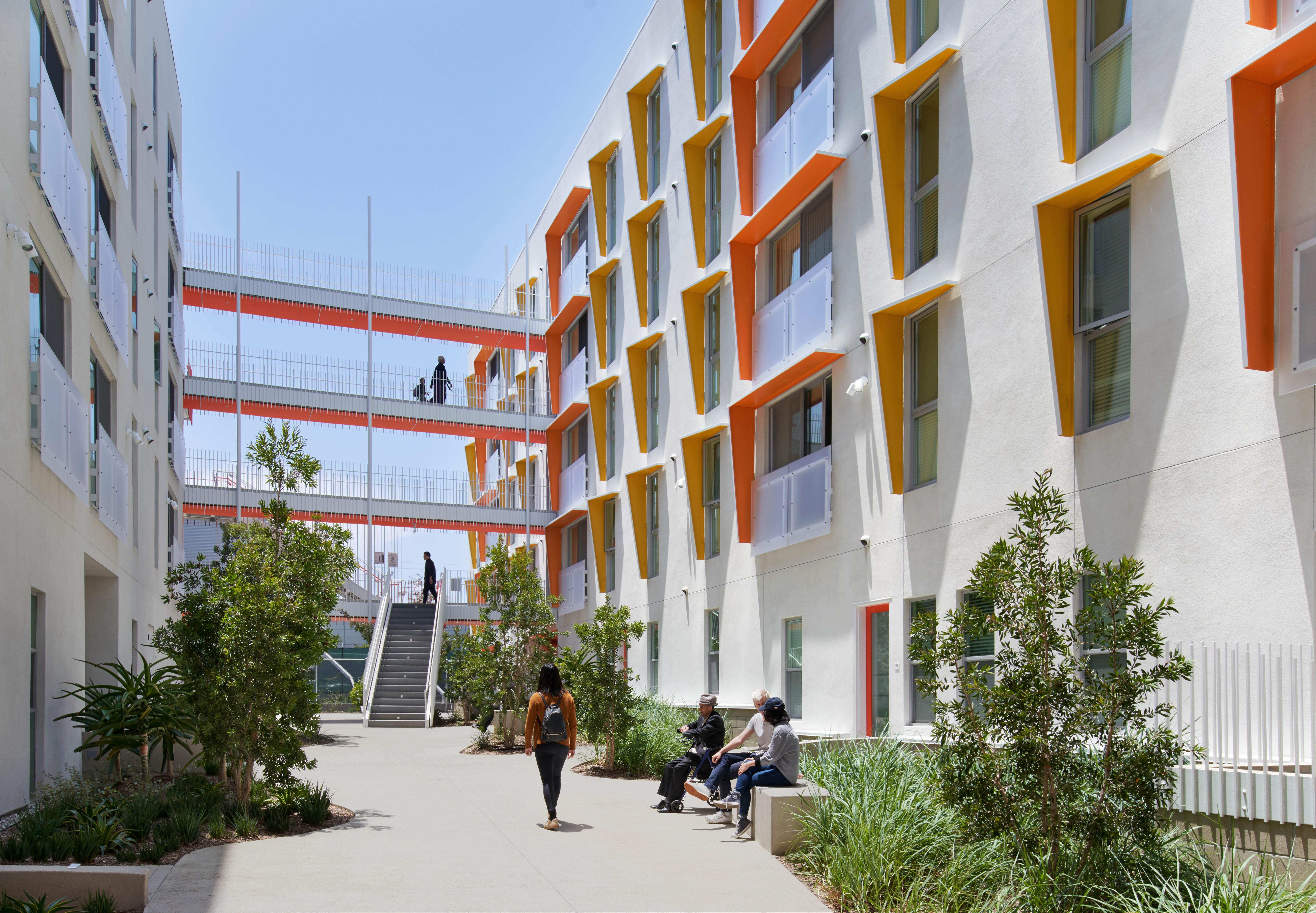 Bunch Design adds colourful granny flat to a home in Los Angeles