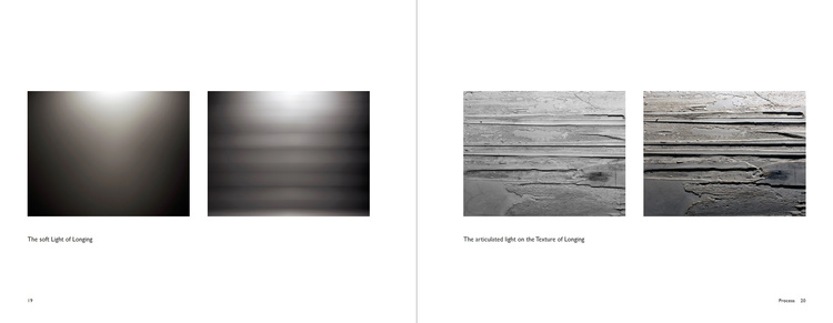 Photographs of Models Studying Light and Texture