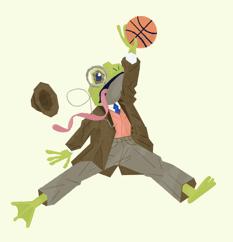 Redraw of an illustration by Jon Jacquet