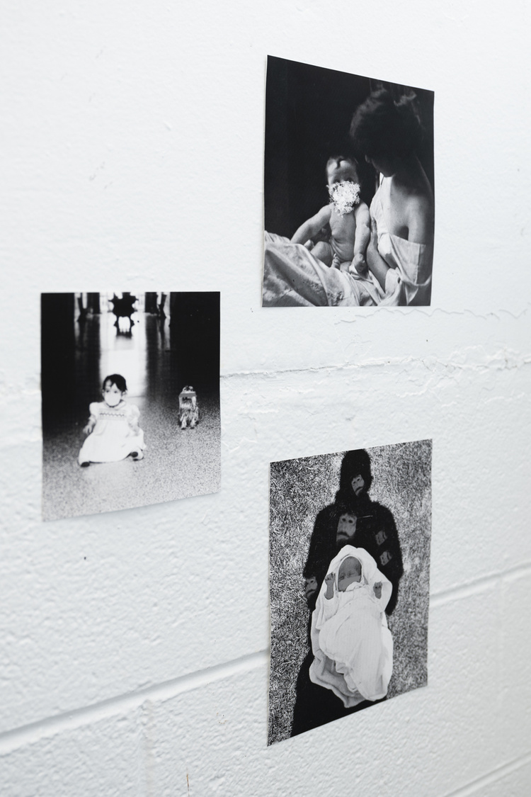 I was intrigued by how future generations and those living through the Covid-19 era would perceive photos from that time, where masks obscured expressions and emotions. Reflecting on black and white photos taken long before Covid-19, I considered how adding masks to pre-pandemic portraits would alter contemporary interpretations. Especially drawn to the plight of babies born during Covid-19, who must endure discomfort under masks and conceal their beautiful smiles, I selected images of infants and children from old black and white photos and sketched masks onto their faces.