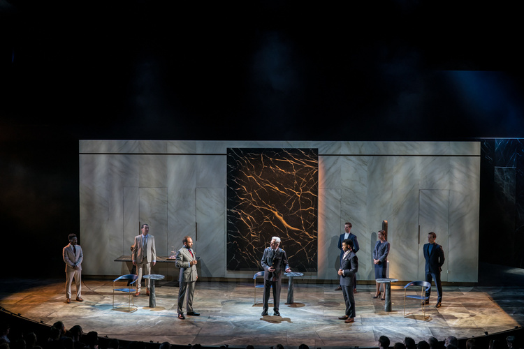 Ralph Fiennes, Sophie Okonedo, Antony & Cleopatra, National Theatre, Photograph by Johan Persson