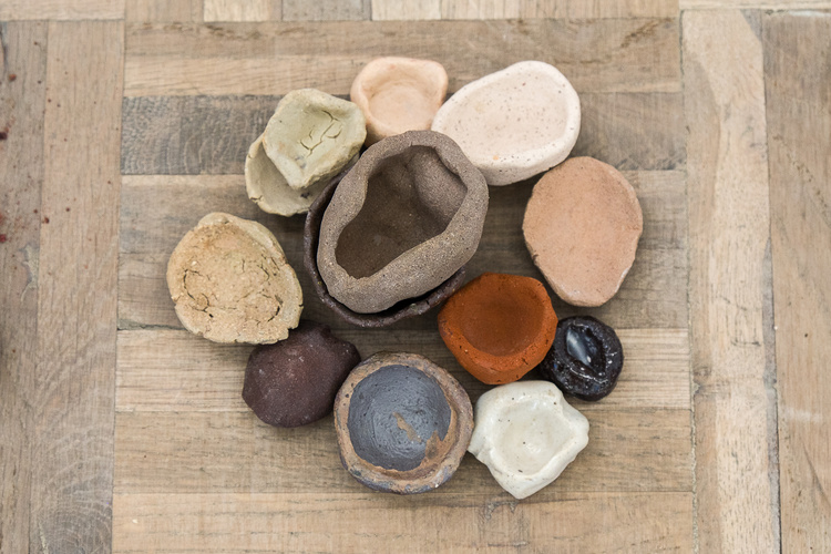 Belinda Blignaut,  Raw (Thrown By This)  (2018) | Raw materials; 270 x 62 cm (detail)