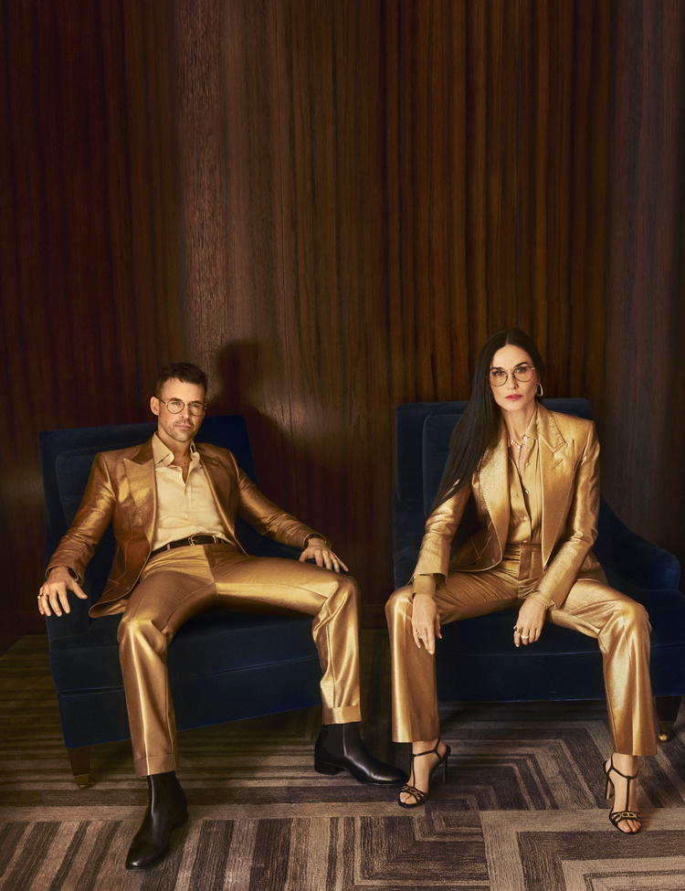 Demi Moore and Brad Goreski