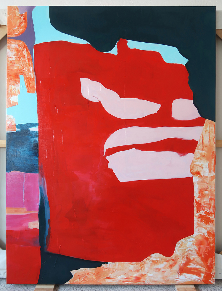 Untitled 394, 2018, Acrylic on canvas, 160x120cm