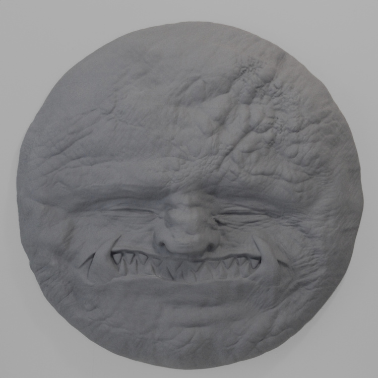 Harris Rosenblum, Moon, 2023. 36 x 36 x 4 inches.