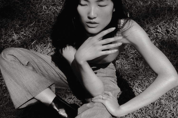 Sara in the park.