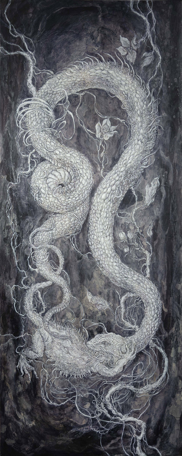 "the way things are 1" 40 x 100 cm, acrylic on canvas, 2019
