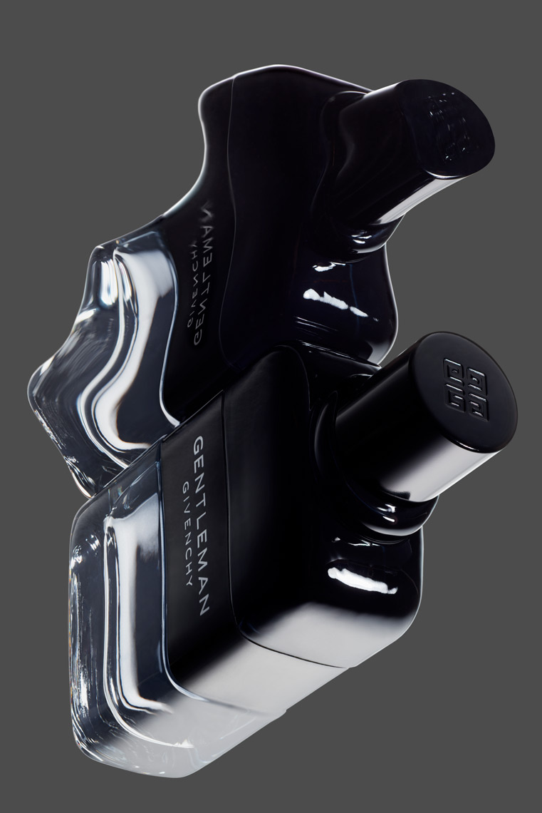 KMA prop stylist Sara Wacksman designs set for abstract Givenchy fragrance shoot 