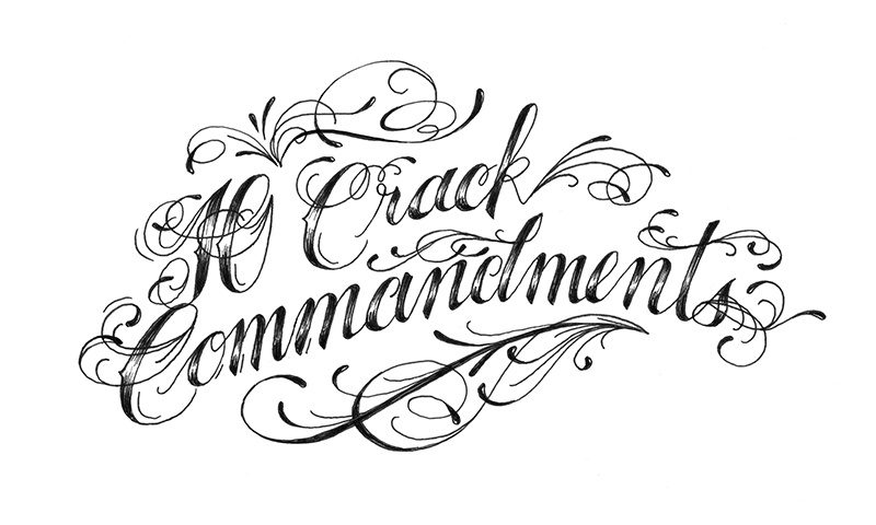 the 10 crack commandments list