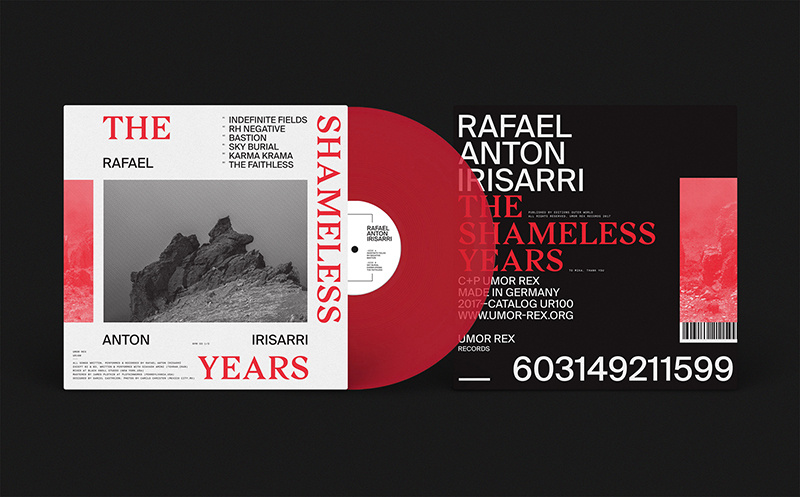 Rafael Anton Irisarri — The Shameless Years - umor rex records