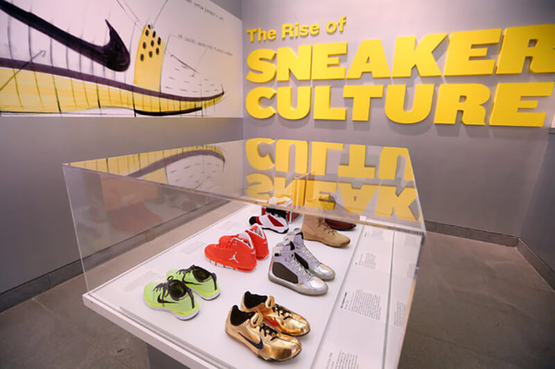 Brooklyn museum sneaker exhibit store