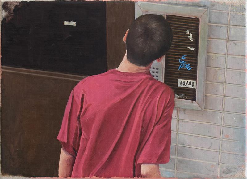 Untitled (from the series: Solitude Souvenirs) Oil on linen 5 1/10 × 7 1/10 in (13 x 18 cm), 2022