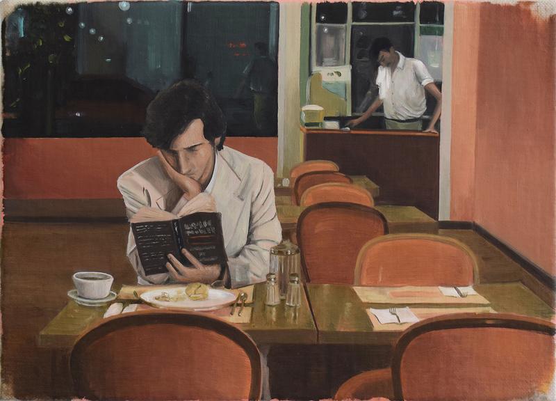 Untitled (from the series: Solitude Souvenirs) Oil on linen 5 9/10 × 8 3/10 in (15 x 21 cm), 2022