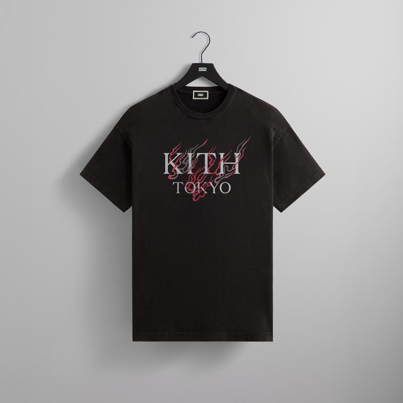 し*ン様 KITH ブラック Tシャツ グラフィティ し*ン様 KITH ブラック Tシャツ グラフィティ