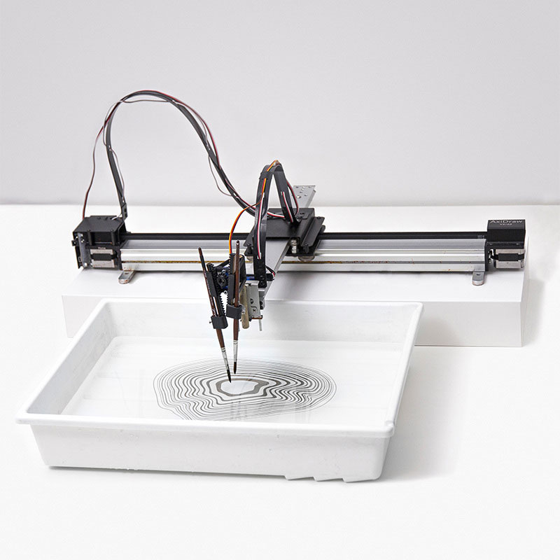 Automated Suminagashi Machine by Arnaud Pfeffer