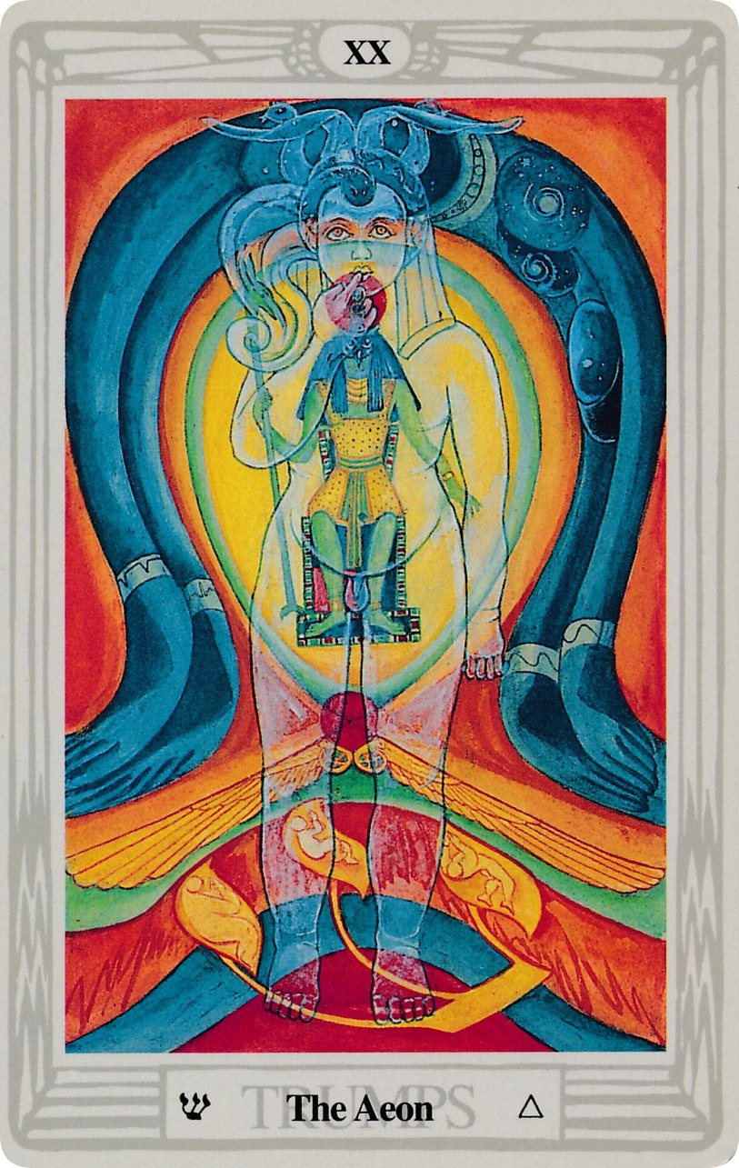 Atu XX - The Aeon - Thoth Tarot