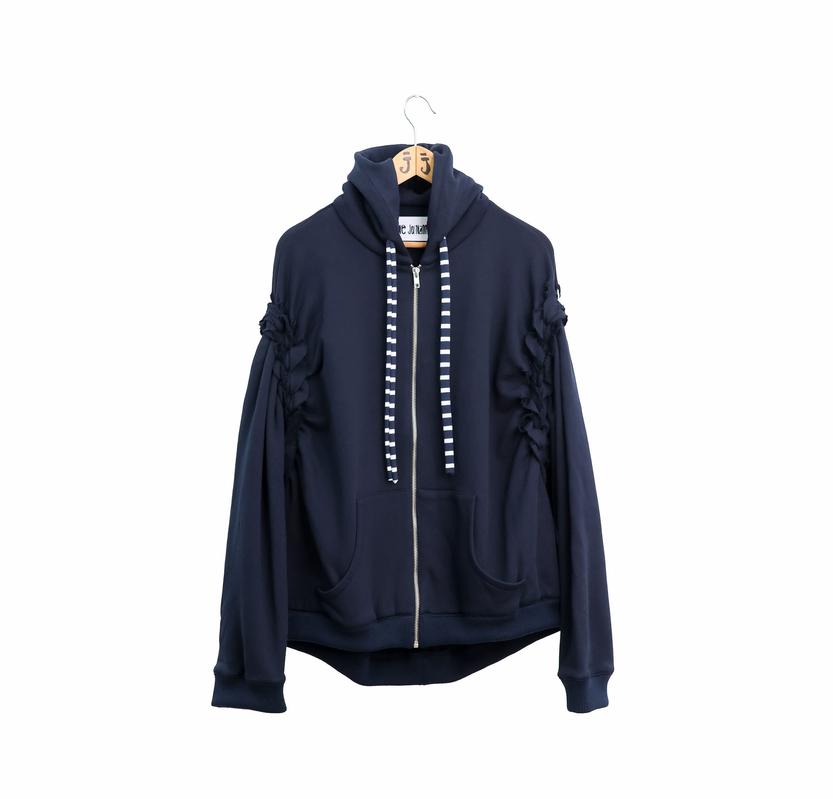 JOONE JOONAM BANBA ZIP HOODIE NAVY | TODAY CLOTHING
