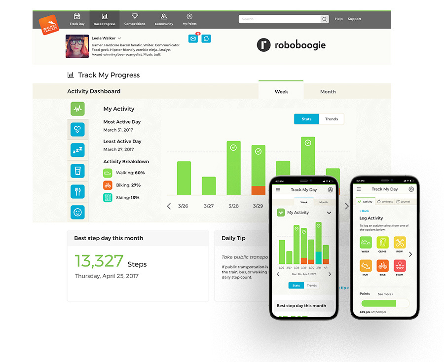 Walker Tracker — Mario Correa Design