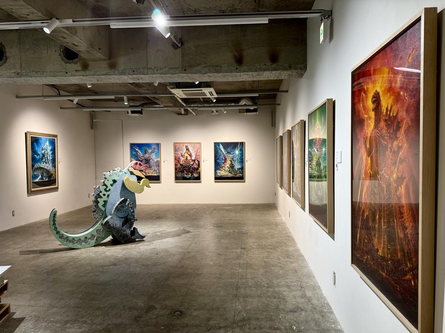 GODZILLA THE ART by CEKAI 10枚セット　おまけ付き 本展開催を記念して「GODZILLA THE ART by CEKAI」を CEKAI O!K